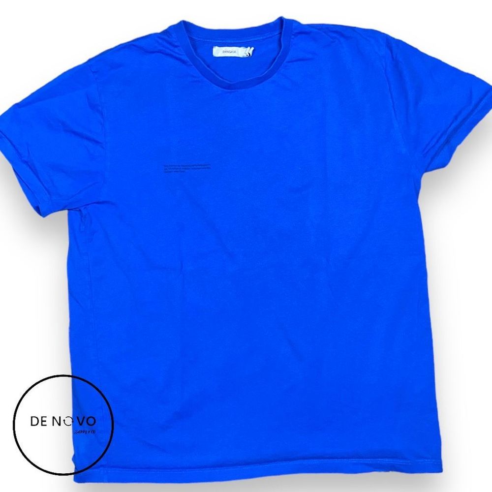 Pangaia Men's Pprmimt™ Pullover Short Sleeve T-Shirt Size XL Blue